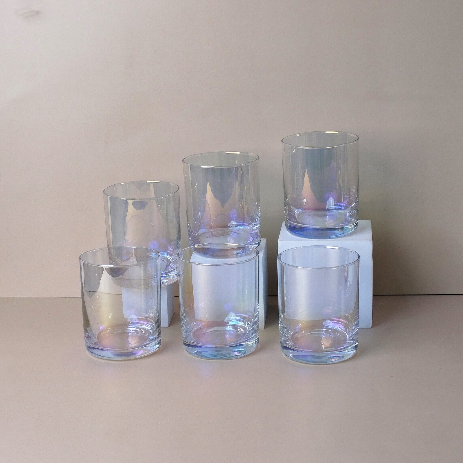 طقم كاسات تقديم العصير سعة ٣٨٠ مل – ٦ قطع