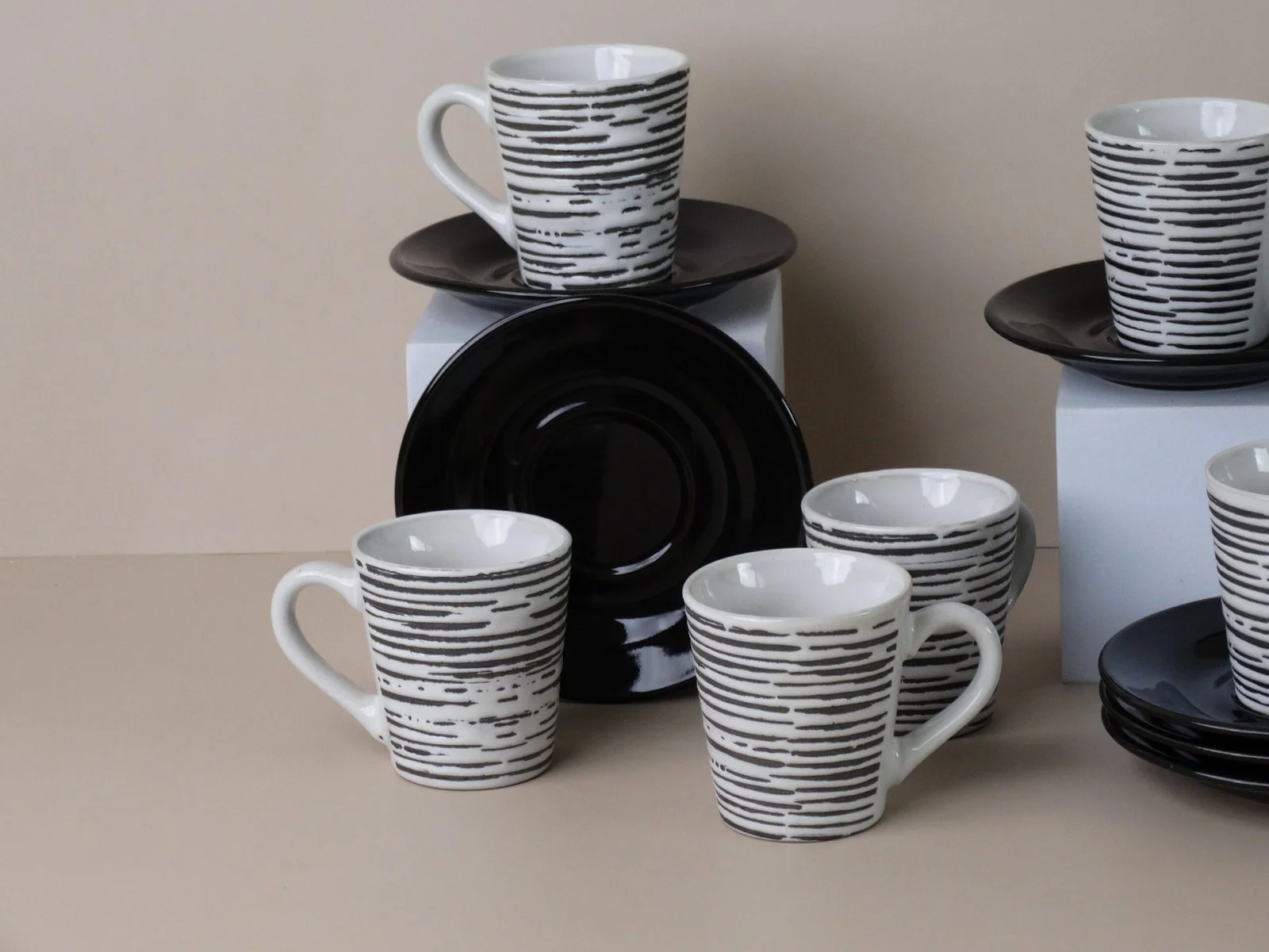 طقم ضيافة القهوة التركية جيوميتريك