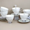 طقم فناجين شاي وحليب بون تشاينا – 12 قطعة