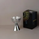 مبخرة فحم بتصميم عصري فضي – طابع شرقي أنيق